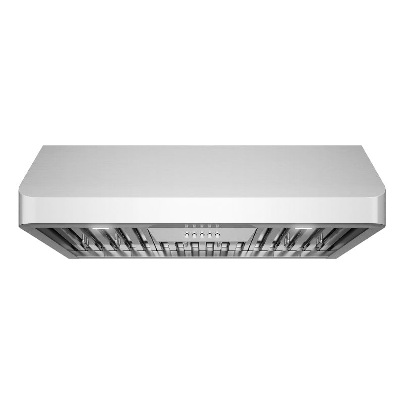 Pemberly Row 30 in. Ducted Under Cabinet 500 CFM Range Hood in Stainless Steel