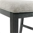 Pemberly Row Contemporary Counter Height Side Chair Set in Black