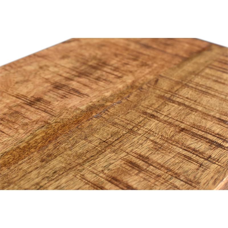 Pemberly Row Modern / Contemporary Solid Wood Console Table in Brown