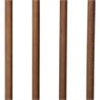 Pemberly Row Walnut Brown Finished Wood King Size Platform Bed