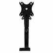 Pemberly Row Adjustable Dual Monitor Arm with USB in Black - Steel