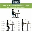 Pemberly Row 60W x 30D Height Adjustable Standing Desk - Engineered Wood