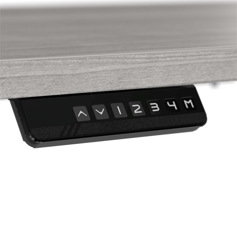 Pemberly Row 60W x 30D Height Adjustable Standing Desk - Engineered Wood