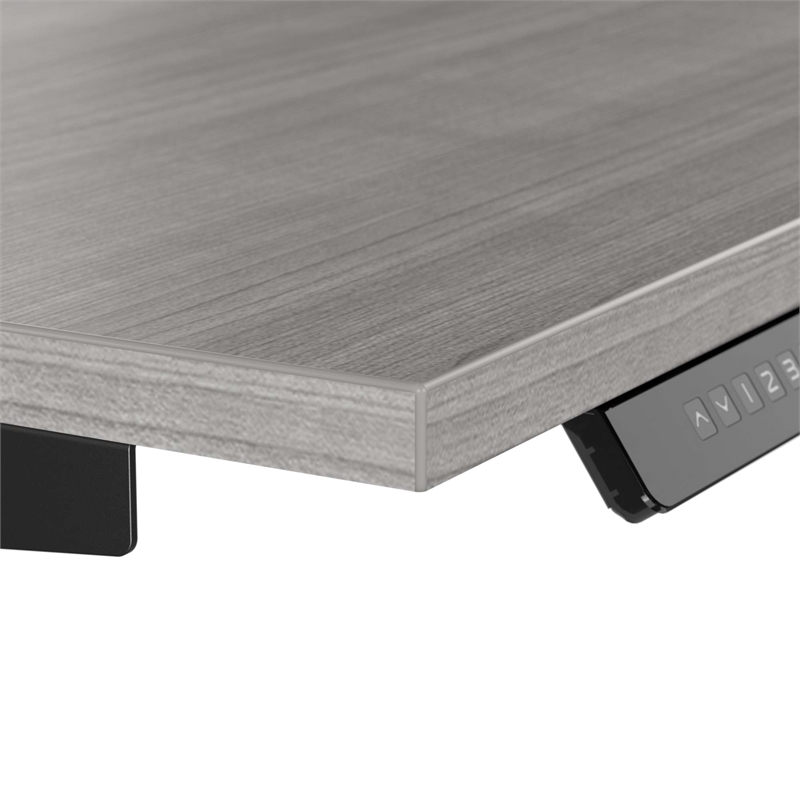 Pemberly Row 60W x 30D Height Adjustable Standing Desk - Engineered Wood