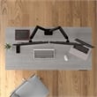 Pemberly Row 60W x 30D Height Adjustable Standing Desk - Engineered Wood