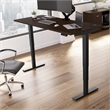 Pemberly Row 72W x 30D Height Adjustable Standing Desk - Engineered Wood