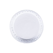 Pemberly Row Modern / Contemporary Aluminum Side Table in White