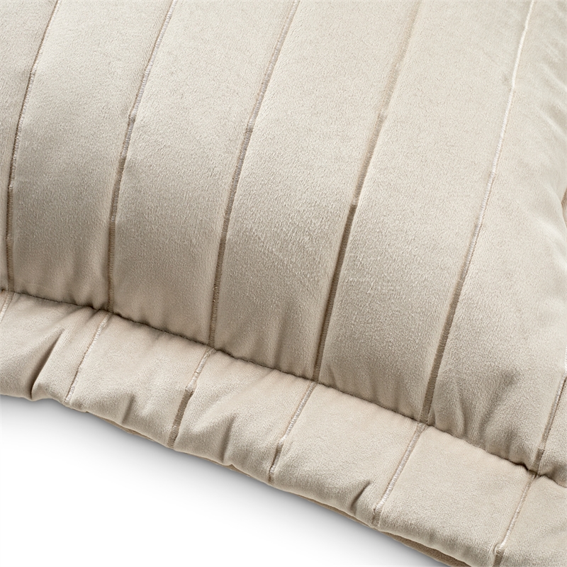 Pemberly Row Contemporary 10-Piece King Comforter Set in Ivory