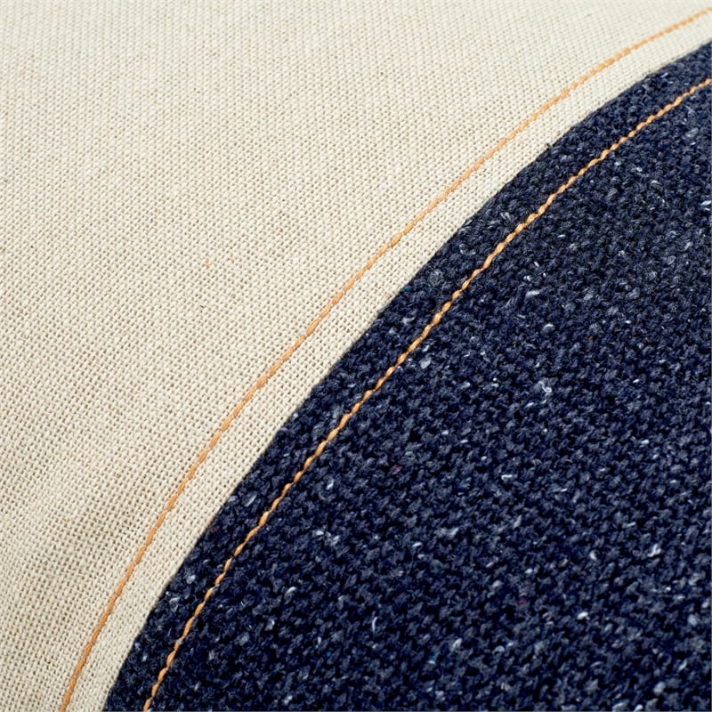Pemberly Row Modern 8-piece King Cotton Duvet Set in Denim Blue