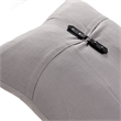 Pemberly Row 7-piece Linen Blend Fabric Queen Duvet Set - Gray