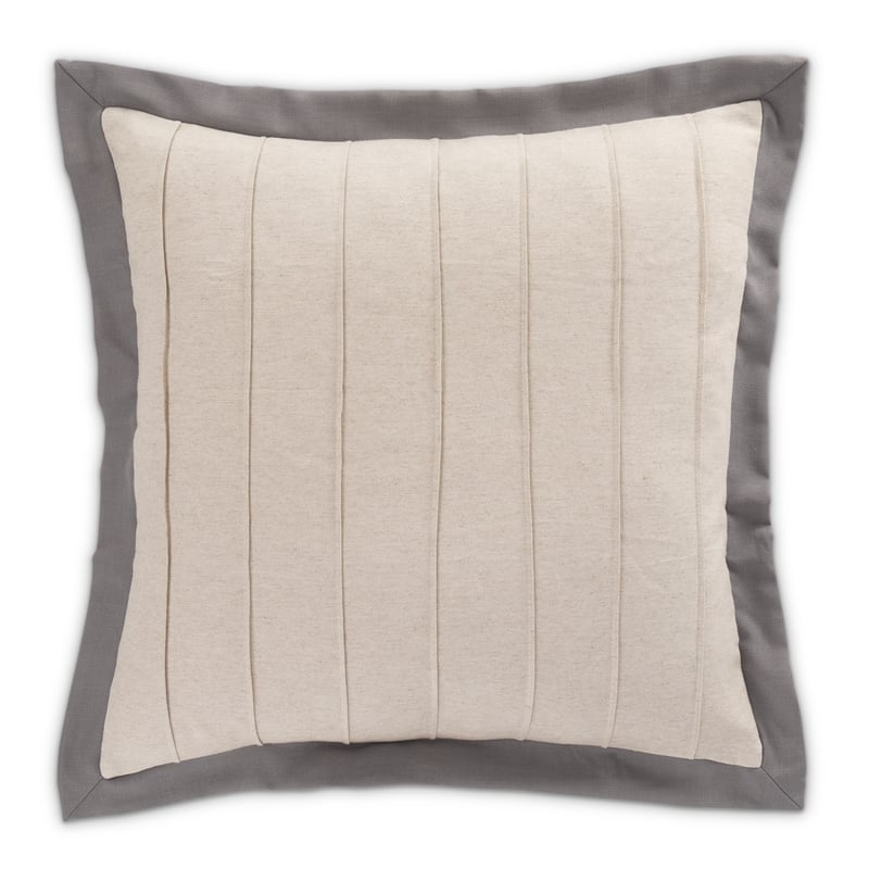 Pemberly Row 7-piece Linen Blend Fabric Queen Duvet Set - Gray