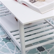 Pemberly Row Modern / Contemporary Wood Coffee Table in White