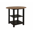 Pemberly Row Modern Wood Three Piece Dining Counter Set in Black