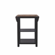 Pemberly Row Modern Wood Three Piece Dining Counter Set in Black