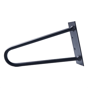 Pemberly Row 11.8 inches Black stainless steel Hairpin Legs (Set Of 4)