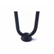 Pemberly Row 11.8 inches Black stainless steel Hairpin Legs (Set Of 4)