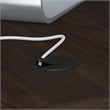 Pemberly Row 60W x 30D Office Desk in Black Walnut - Engineered Wood