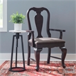 Pemberly Row Adrian Beechwood Fully Assembled Upholstered Seat Arm Chair - Brown