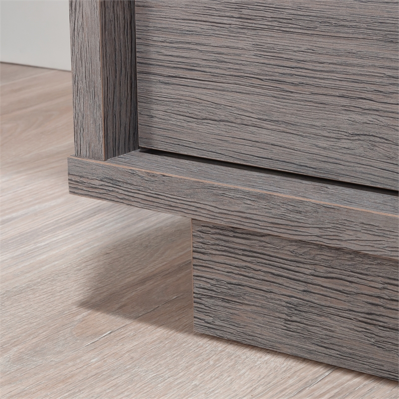Pemberly Row Engineered Wood 2-Drawers Lateral File in Ashen Oak