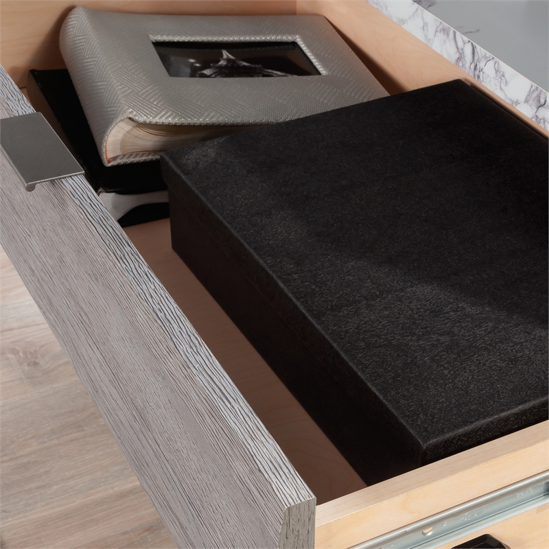 Pemberly Row Engineered Wood 2-Drawers Lateral File in Ashen Oak