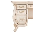 Pemberly Row Contemporary Transitional Wood Vanity Desk - Ivory