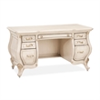 Pemberly Row Contemporary Transitional Wood Vanity Desk - Ivory