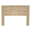 Pemberly Row Modern Queen/Full Headboard in Wood Canyon Oak Finish