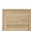 Pemberly Row Modern Queen/Full Headboard in Wood Canyon Oak Finish