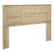 Pemberly Row Modern Queen/Full Headboard in Wood Canyon Oak Finish
