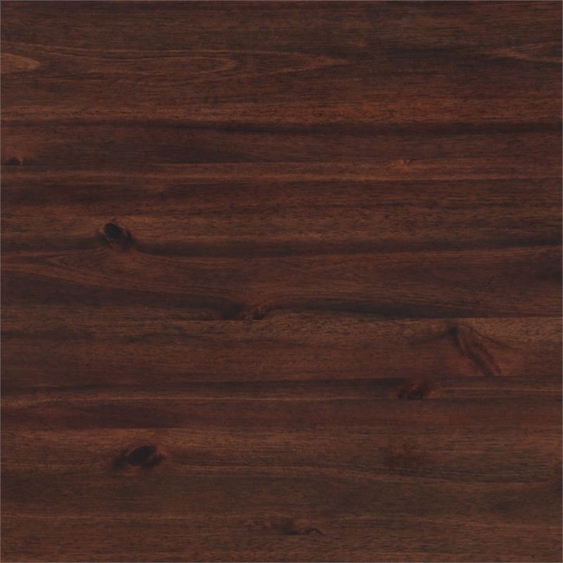 Pemberly Row Modern Kitchen Island in Black Finish Engineered Wood