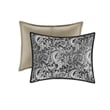 Pemberly Row Modern 24-Piece Fabric Room in a Bag - Black Finish