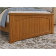 Pemberly Row Twin XL Platform Bed with Matching Footboard - Light Toffee
