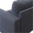 Pemberly Row 2 piece sectional sofa Black Gray Material-Linen