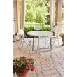 Pemberly Row Modern Resin Mesh Folding Chair in White (4-Pack)