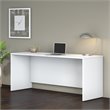 Pemberly Row 72W x 24D Credenza Desk in White - Engineered Wood