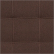 Pemberly Row Modern King Fabric Panel Headboard in Dark Brown