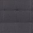 Pemberly Row Modern King Fabric Panel Headboard in Dark Gray