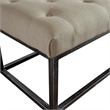 Pemberly Row Modern / Contemporary Tufted Bedroom Bench in Ivory