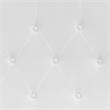 Pemberly Row Contemporary Tufted King Panel Headboard in White