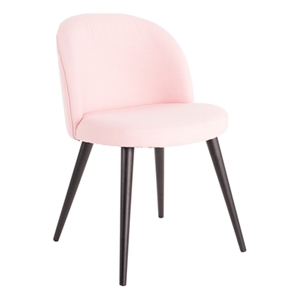 Pemberly Row Modern / Contemporary Vanity Chair in French Pink