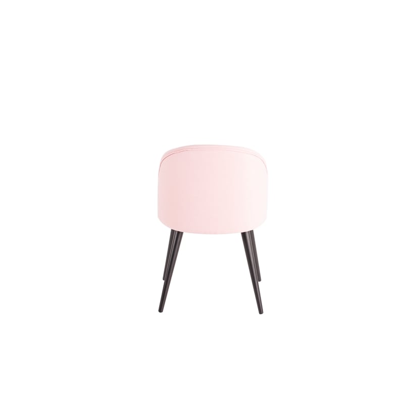 Pemberly Row Modern / Contemporary Vanity Chair in French Pink