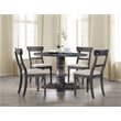 Pemberly Row 2 Pieces Dining Side Chair in Light Brown and Weathered Gray