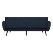 Pemberly Row Modern / Contemporary Sleeper Sofa in Navy Blue