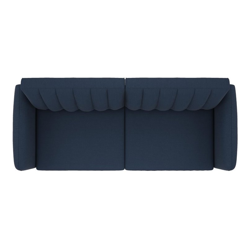 Pemberly Row Modern / Contemporary Sleeper Sofa in Navy Blue