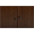 Pemberly Row Contemporary 2 Door Storage Cabinet Walnut Brown