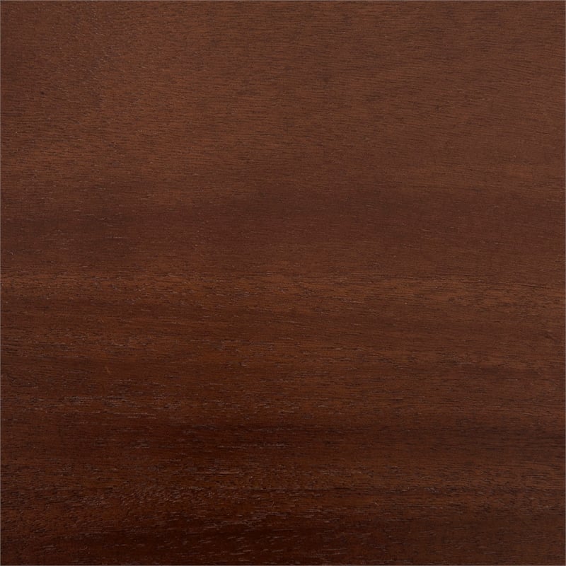 Pemberly Row Contemporary 2 Door Storage Cabinet Walnut Brown