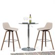 Pemberly Row Counter Height Stool (Set of 2) in Natural Linen Look Fabric