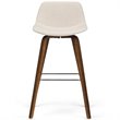 Pemberly Row Counter Height Stool (Set of 2) in Natural Linen Look Fabric