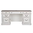 Pemberly Row Contemporary Magnolia Manor Wooden Credenza in White