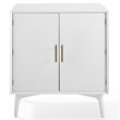 Pemberly Row Modern / Contemporary 2 Door Bar Cabinet in White